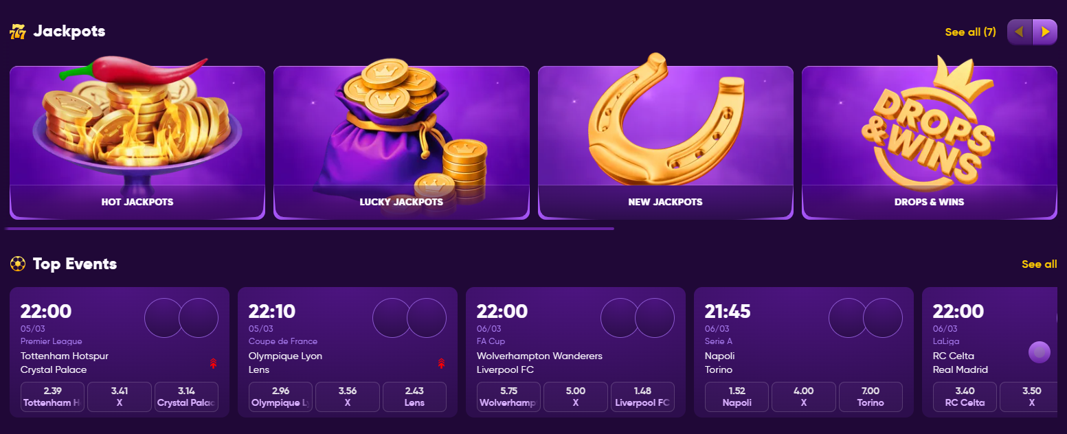 KingMaker Jackpots — Hot Jackpots, Lucky Jackpots, New Jackpots und Drops & Wins
